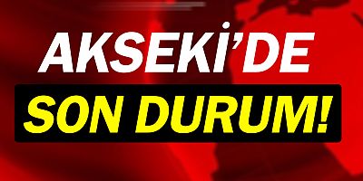 Akseki'de seçim sonuçları!