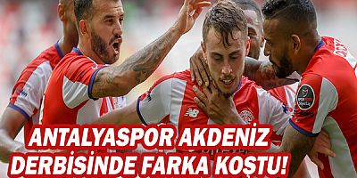 Antalyaspor Akdeniz derbisinde farka koştu!