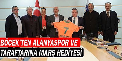 Böcek’ten Alanyaspor ve taraftarına marş hediyesi