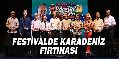 Festivalde Karadeniz fırtınası