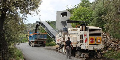 Gazipaşa Karalar’da asfalt çalışması