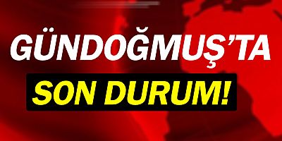 Gündoğmuş'ta seçim sonuçları!