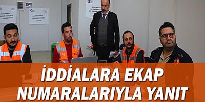 İddialara EKAP numaralarıyla yanıt