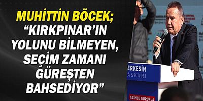 Muhittin Böcek; “Kırkpınar’ın yolunu bilmeyen, seçim zamanı güreşten bahsediyor”