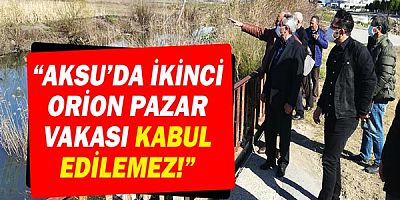 Rafet Zeybek: Aksu'da belediye marifeti ile dere yatağına iş merkezi kuruluyor!