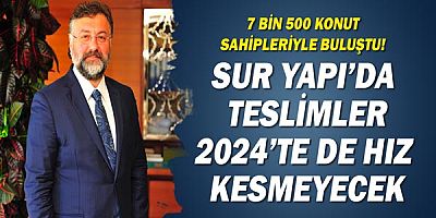 Sur Yapı’da teslimler  2024’te de hız kesmeyecek