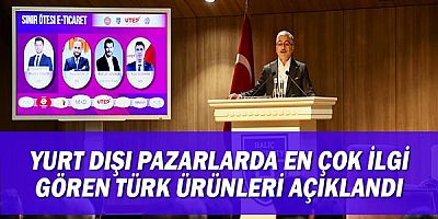 Yurt dışı pazarlarda en çok ilgi gören Türk ürünleri açıklandı