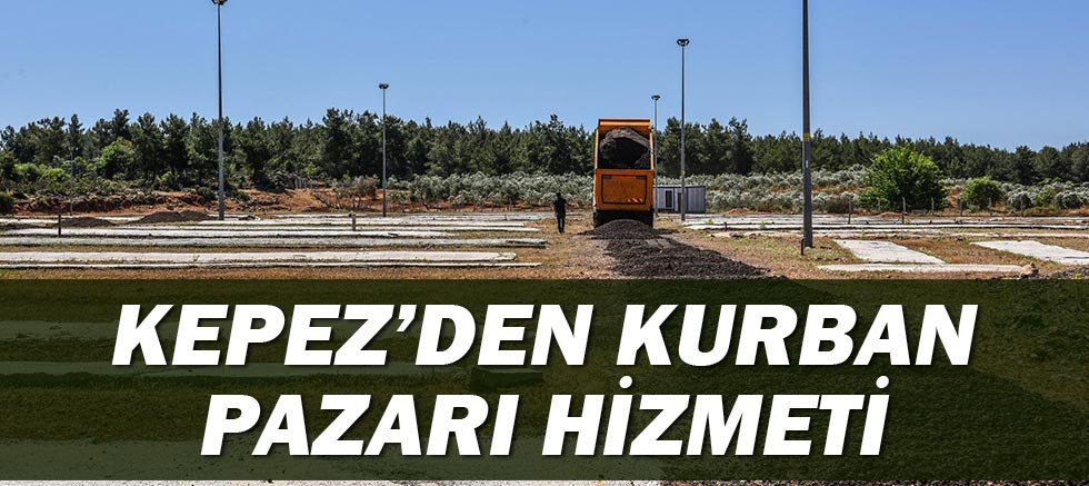 Kepez’den kurban pazarı hizmeti