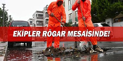 50 kişilik ekip rögar mesaisinde