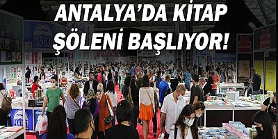 Antalya’da kitap şöleni başlıyor