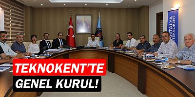 Antalya Teknokent ve Astek'te genel kurul...