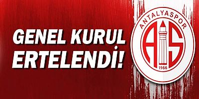 Antalyaspor'da seçim ertelendi! Yeni tarih 23 Şubat!