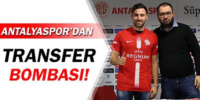 Antalyaspor'da son dakika transferi!