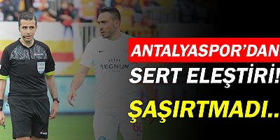 Antalyaspor'dan Mete Kalkavan eleştirisi!