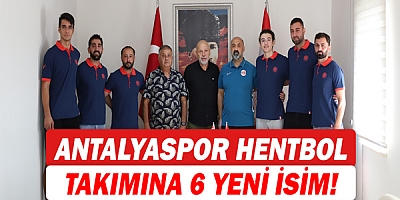 Antalyaspor Hentbol Takımı 6 Antalyalı sporcuya imza attırdı!