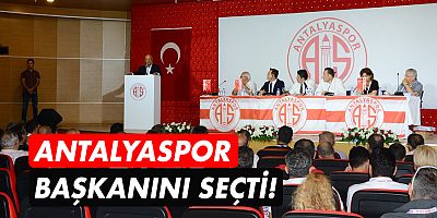 Antalyaspor'un yeni başkanı Fikret Öztürk!