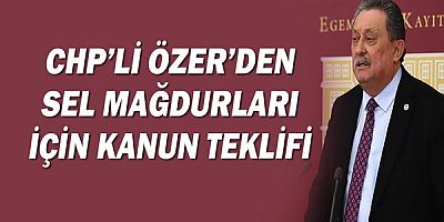 Aydın Özer'den sel mağdurları için kanun teklifi!