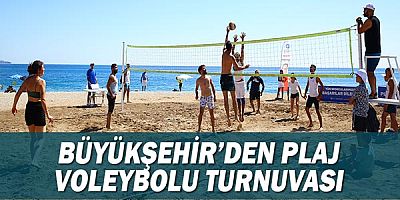 Büyükşehir’den plaj voleybolu turnuvası 