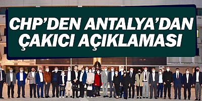 CHP Antalya'dan MHP'ye veryansın...