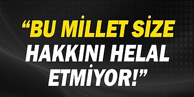 CHP Antalya Milletvekili Av.Cavit Arı: Bu millet size hakkını helal etmiyor.