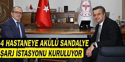 CK Enerji Akdeniz Elektrik’ten 4 hastaneye akülü sandalye şarj istasyonu