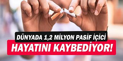 Dünyada 1,2 milyon pasif içici hayatını kaybediyor!