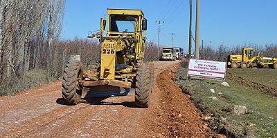 Elmalı Akçay-Afşar yolu yenileniyor