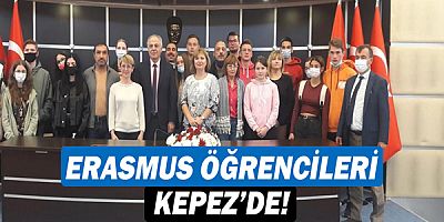 Erasmus öğrencileri Kepez’de!