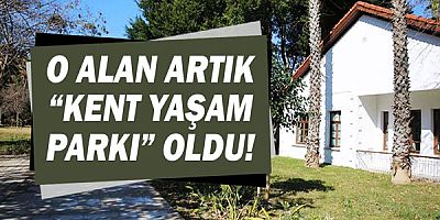 Eski Büyükşehir hizmet alanı parka dönüştü