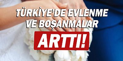 Evlenen çiftlerin sayısı 2021 yılında 561 bin 710 oldu!