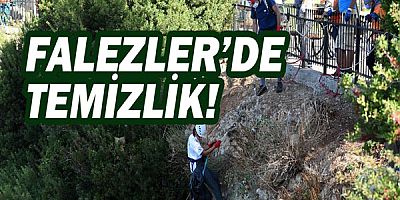 Falezlerde çevre temizliği yapıldı