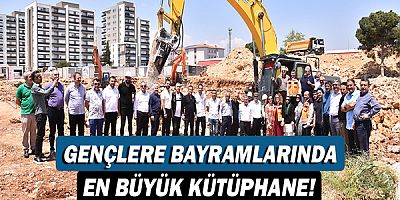 Gençlere bayramlarında en büyük kütüphane!