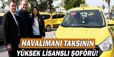 Havalimanı taksinin yüksek lisanslı şoförü!