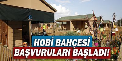 Hobi Bahçeleri için başvurular başladı!