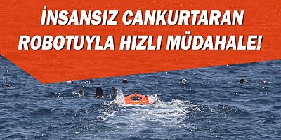 İnsansız cankurtaran robotuyla hızlı müdahale 