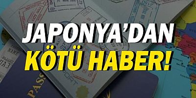 Japonya'dan Türkiye'ye vize şartı!