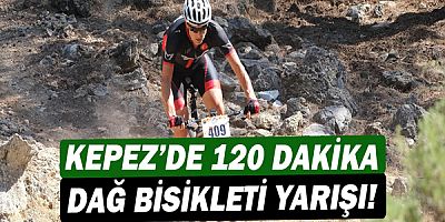 Kepez’de 120 dakika dağ bisikleti yarışı!