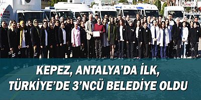 Kepez, sağlığı geliştiren Antalya’da ilk, Türkiye’de 3’ncü belediye oldu