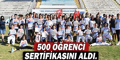 Konyaaltı’nda 500 öğrenci sertifikasını aldı