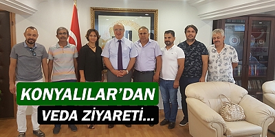 Konyalılar'dan Muratpaşa Kaymakamı'na veda ziyareti