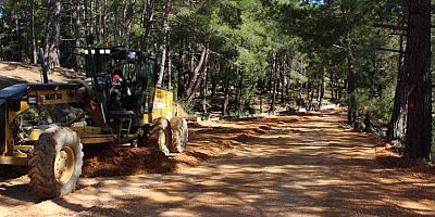 Manavgat Gençler yolu asfalta hazırlanıyor