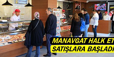 Manavgat Halk Et satışa başladı