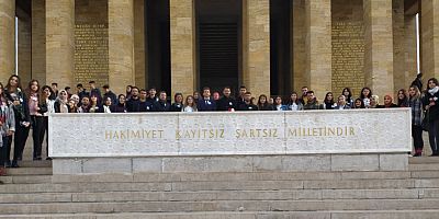 Okul öncesi öğretmenleri Anıtkabir'de!