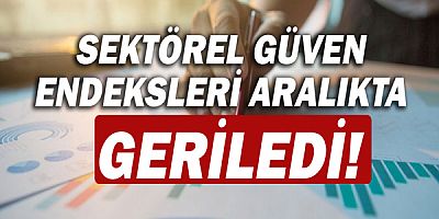 Sektörel güven endeksleri açıklandı!