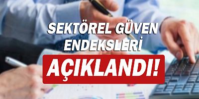 Sektörel güven endeksleri açıklandı!