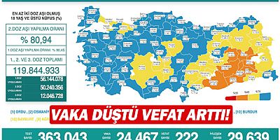 Vaka düştü, vefat arttı!