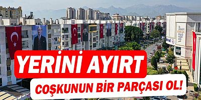 Yerini ayırt 29 Ekim coşkusunun parçası ol