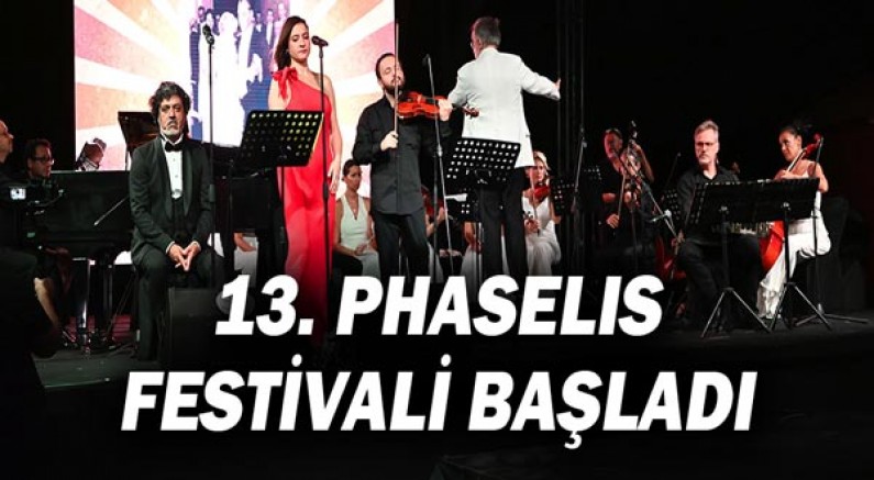 13. Phaselis Festivali başladı