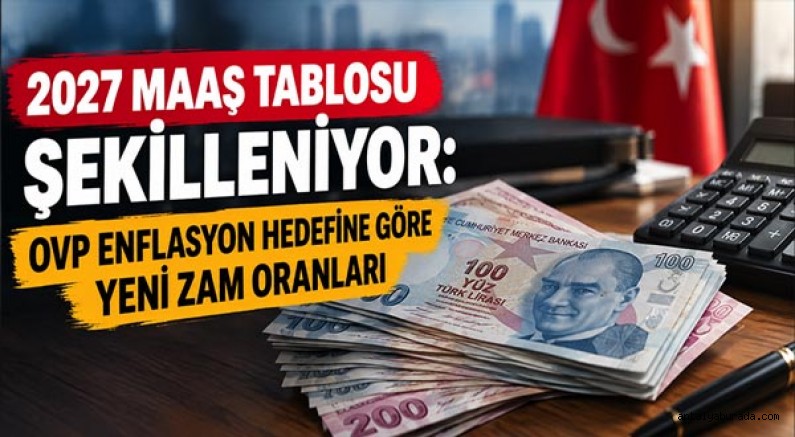 2027 Maaş Tablosu Şekilleniyor: OVP Enflasyon Hedefine Göre Yeni Zam Oranları