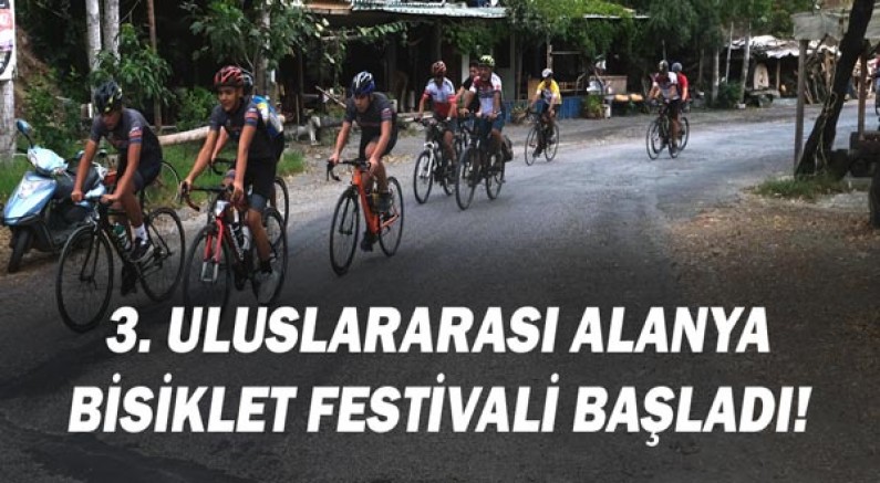 3. Uluslararası Alanya Bisiklet Festivali başladı!